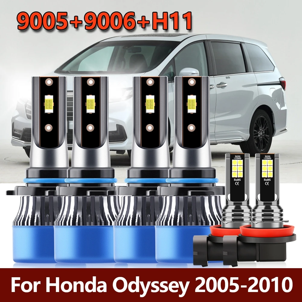 LED Headlight 110W Kit 12V For Honda Odyssey 2005 2006 2007 2008 2010 High Low 9005 9006 Bright 15000LM Bulbs / Car H11 Fog Lamp
LED Headlight 110W Kit 12V For Honda Odyssey 2005 2006 2007 2008 2010 High Low 9005 9006 Bright 15000LM Bulbs / Car H11 Fog Lamp