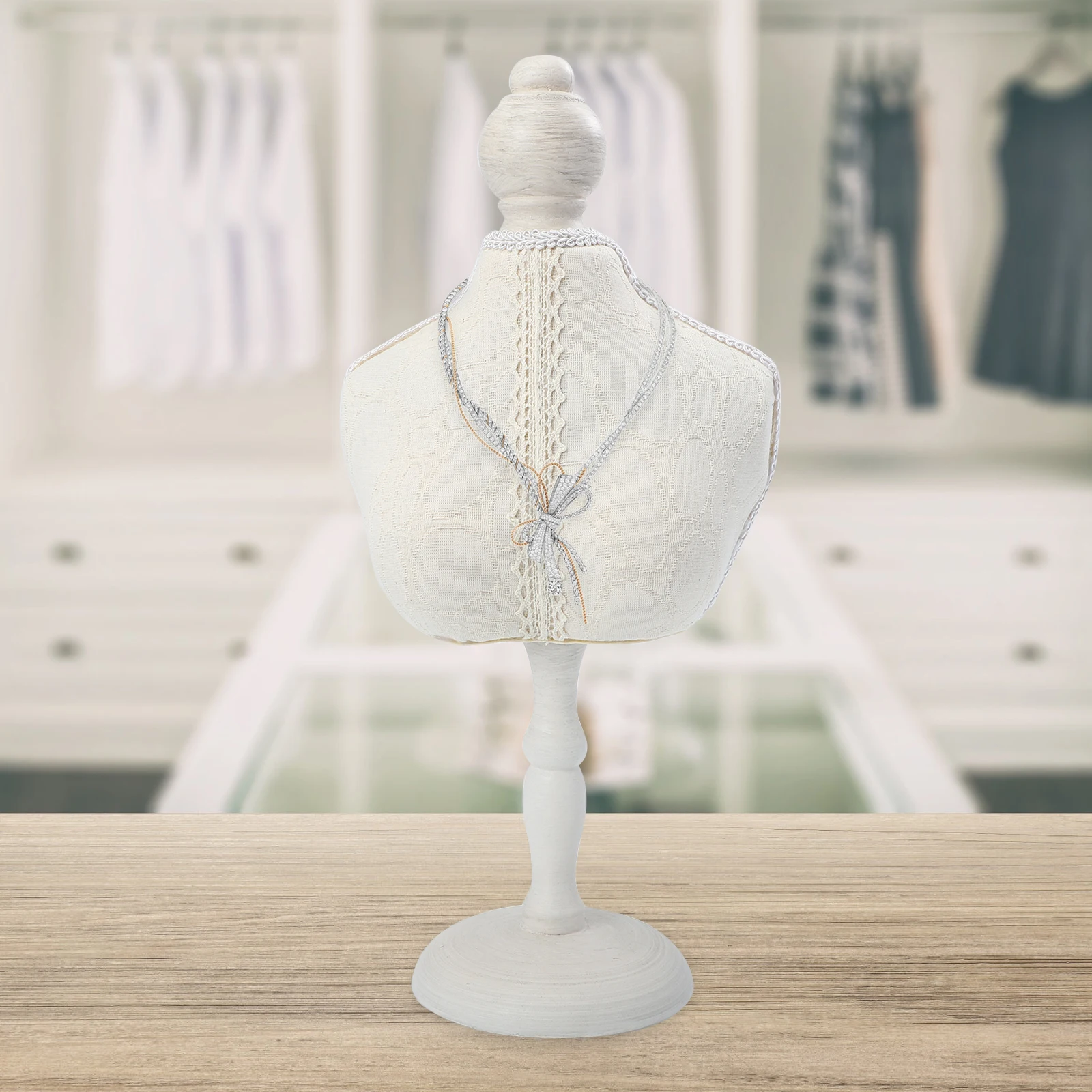Jewelry Rack Necklace Holder Stand Display Storage Organizer Box Density Board Compression Molding Cloth
Jewelry Rack Necklace Holder Stand Display Storage Organizer Box Density Board Compression Molding Cloth