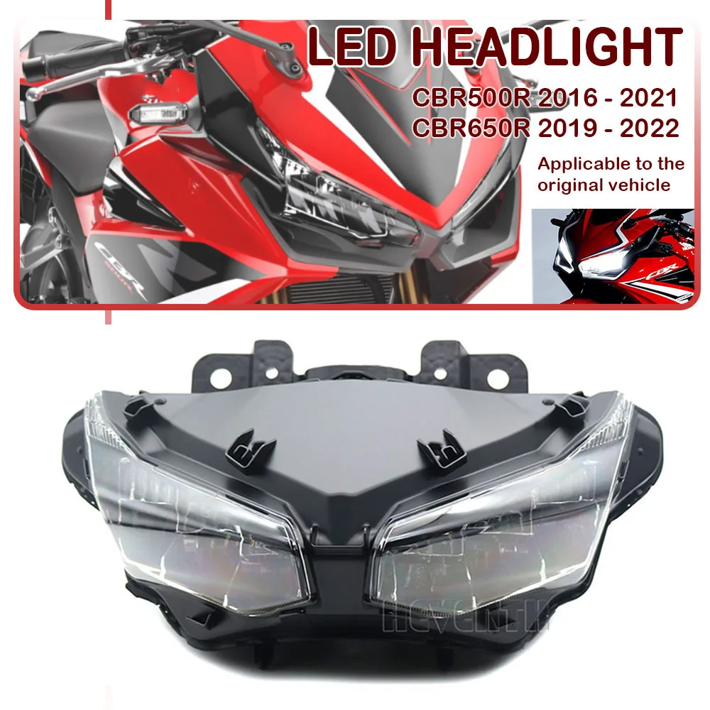 Motorcycle Headlight Assembly For Honda CBR650R 2022 CBR 650R 2019-2021 500R CBR500R 2016-2021 LED Headlight-lamp Accessories
Motorcycle Headlight Assembly For Honda CBR650R 2022 CBR 650R 2019-2021 500R CBR500R 2016-2021 LED Headlight-lamp Accessories