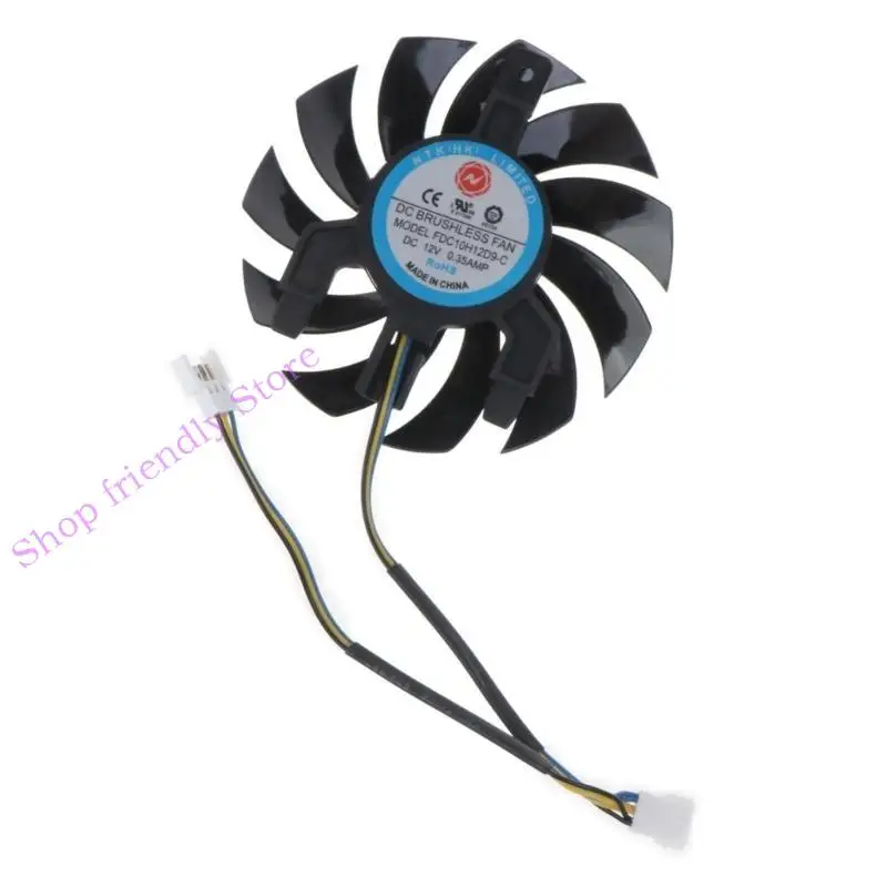 594A Cooler Fen Замена для Radeon RX 5600 XT 6g D6 Графическая видеокарта вентилятор охлаждения охлаждения
594A Cooler Fen Замена для Radeon RX 5600 XT 6g D6 Графическая видеокарта вентилятор охлаждения охлаждения