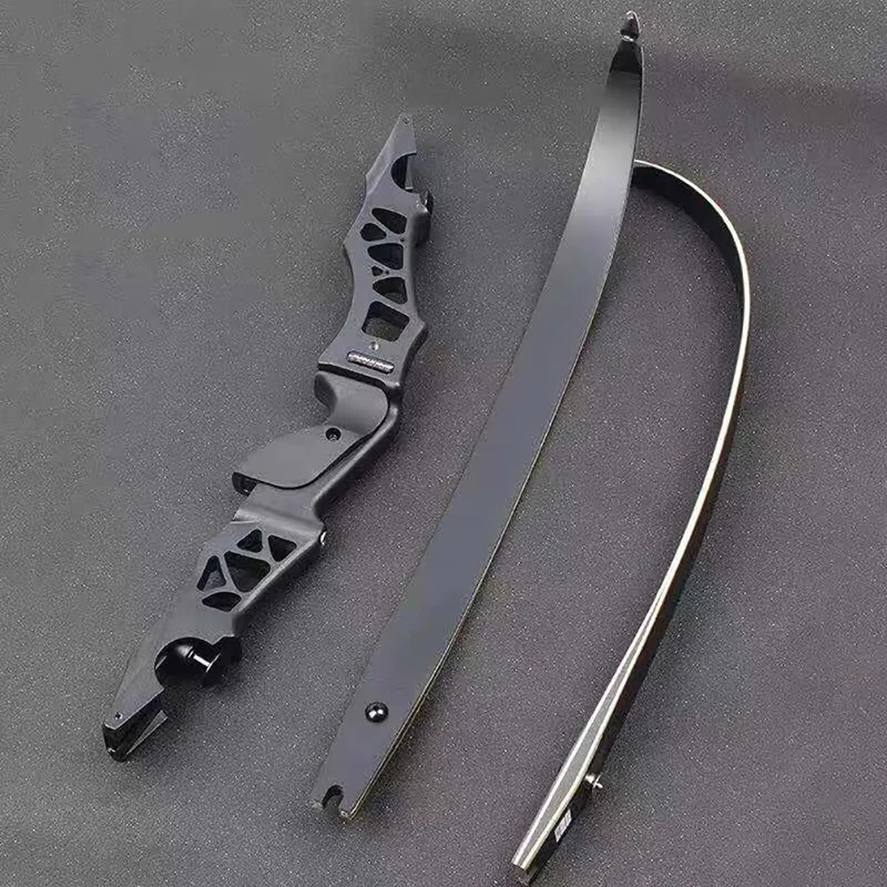 64 inches 30-60lbs Aluminum Alloy Riser ILF Limb 190fps Hunting Recurve Bow Black Color Right Hand Hunting Bow
64 inches 30-60lbs Aluminum Alloy Riser ILF Limb 190fps Hunting Recurve Bow Black Color Right Hand Hunting Bow