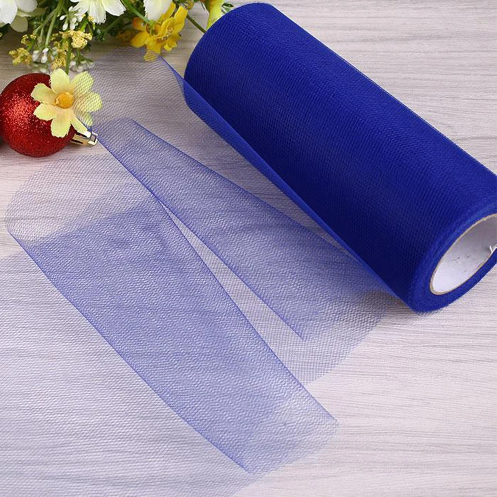 15cmx25yds Royal Blue Tulle Fabric Wedding Decoration Craft Mesh Ribbon Spool Skirt Tutu Decorative Cloth Dacron for Bows
15cmx25yds Royal Blue Tulle Fabric Wedding Decoration Craft Mesh Ribbon Spool Skirt Tutu Decorative Cloth Dacron for Bows