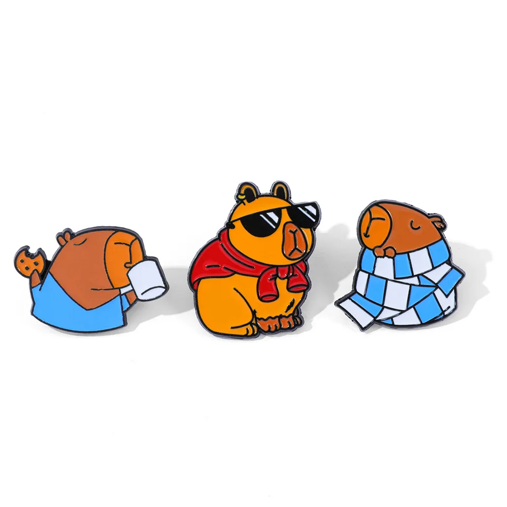 1 Set Capibala Metal Badge Cute Cartoon Capybara Small Animal Alloy Brooch Accessory Brooch Decoration Y2k Fashion Toys Anime
1 Set Capibala Metal Badge Cute Cartoon Capybara Small Animal Alloy Brooch Accessory Brooch Decoration Y2k Fashion Toys Anime