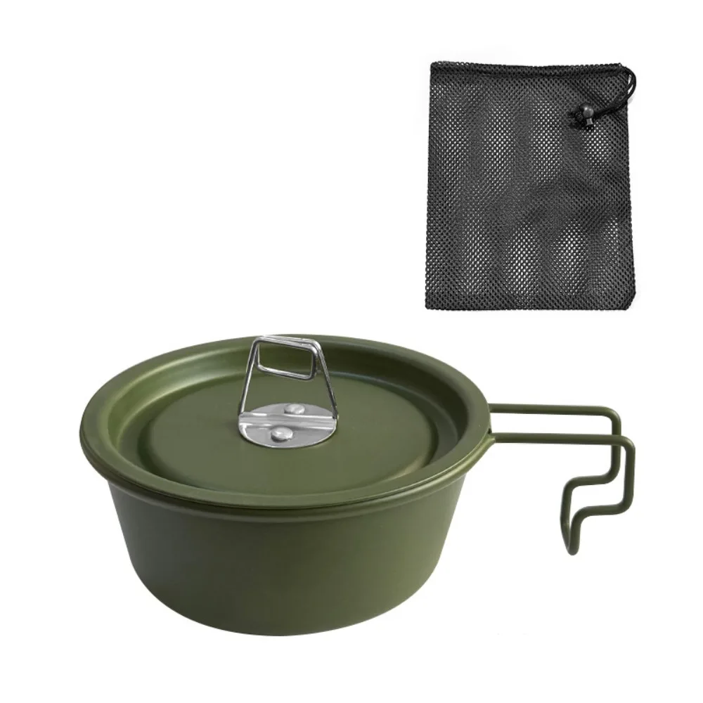 Lightweight Folding Snow Bowl Folding Handle with Storage Bag Aluminum Alloy Bowl Rust-proof with Lid Camping Bowl
Lightweight Folding Snow Bowl Folding Handle with Storage Bag Aluminum Alloy Bowl Rust-proof with Lid Camping Bowl