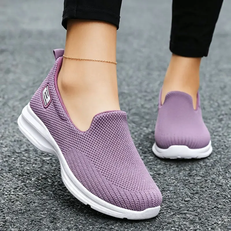 Breathable Mesh Women's Casual Shoes Low-Cut Cotton Flats Soft Sole Lightweight Slip-On Mom Walking Shoes Summer 2026 Hot
Breathable Mesh Women's Casual Shoes Low-Cut Cotton Flats Soft Sole Lightweight Slip-On Mom Walking Shoes Summer 2026 Hot