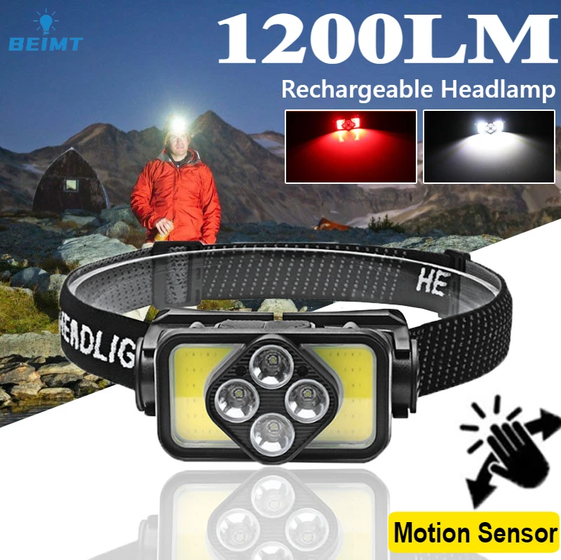 USB Rechargeable Headlamp 18650 Battery LED Headlight Waterproof Portable Head Flashlight Hiking Camping Head Cycling Torch
USB Rechargeable Headlamp 18650 Battery LED Headlight Waterproof Portable Head Flashlight Hiking Camping Head Cycling Torch