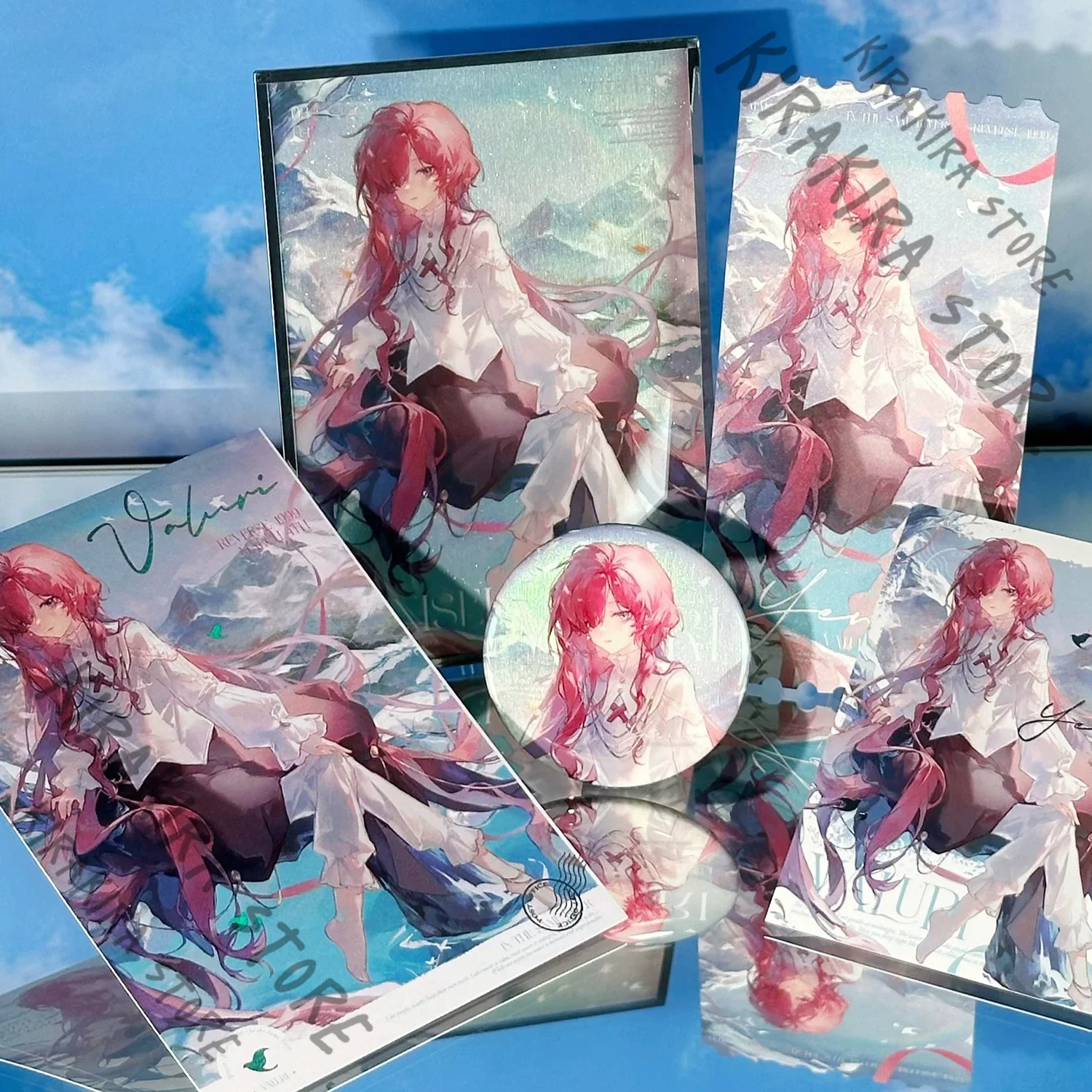 Reverse:1999 Yenisei Cosplay Postcard Acrylic Double-flash Color Paper Ornaments 58mm Breastpin Brooch Manga Merchandise
Reverse:1999 Yenisei Cosplay Postcard Acrylic Double-flash Color Paper Ornaments 58mm Breastpin Brooch Manga Merchandise