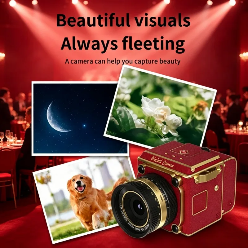 Retro Digital Camera 64MP HD 4K Video Recorder Portable Mini Vintage Camera 16X Zoom IPS Screen Multiple Filters Type-C Charging
Retro Digital Camera 64MP HD 4K Video Recorder Portable Mini Vintage Camera 16X Zoom IPS Screen Multiple Filters Type-C Charging
