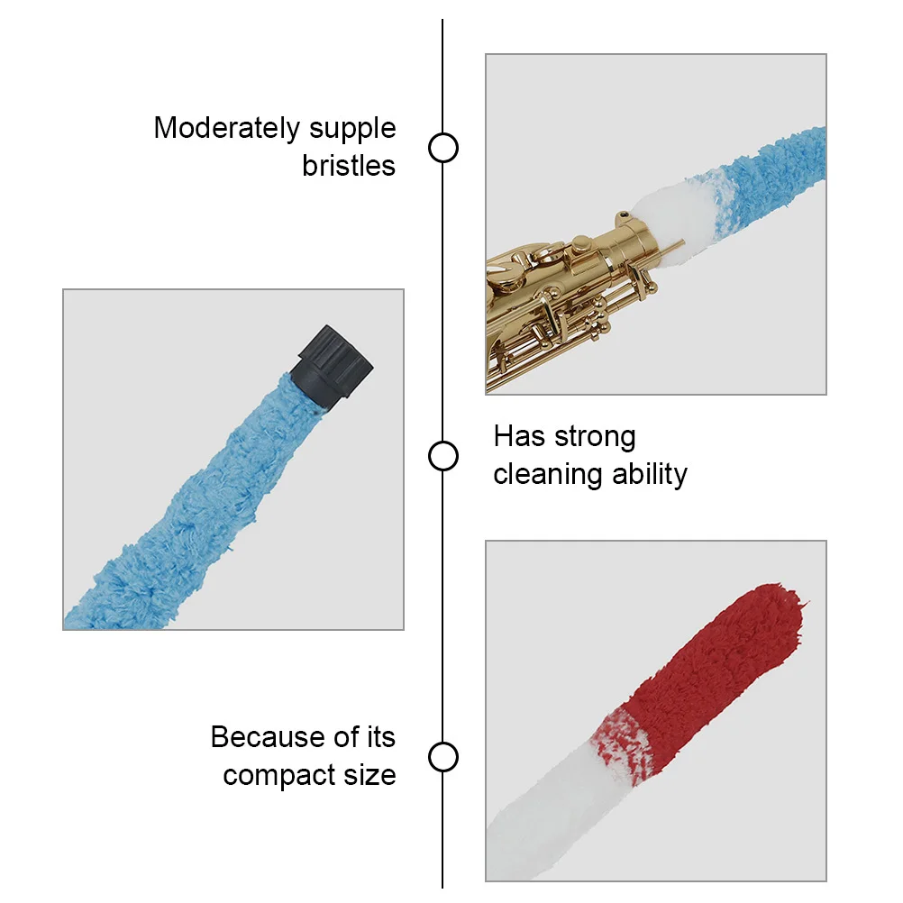 Saxophone Cleaning Tool Flute Brush Dense Supple Bristles Ingenious Design Long Lasting Wind Instrument Maintenance
Saxophone Cleaning Tool Flute Brush Dense Supple Bristles Ingenious Design Long Lasting Wind Instrument Maintenance