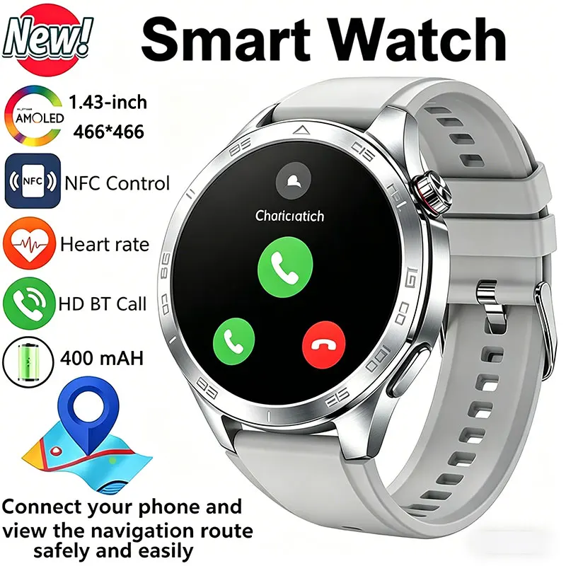 Смарт-часы NFC 2026 с AMOLED-экраном 1,43 дюйма, Bluetooth-звонками, мониторингом сердечного ритма и здоровья, IP68, GPS-трекингом и отслеживанием движения
Смарт-часы NFC 2026 с AMOLED-экраном 1,43 дюйма, Bluetooth-звонками, мониторингом сердечного ритма и здоровья, IP68, GPS-трекингом и отслеживанием движения