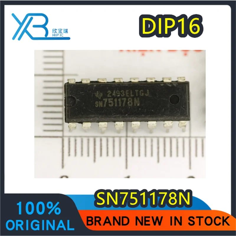 (10/50 pieces) SN751178N DIP16 Brand new original dual driver and receiver chip C In stock and fast delivery
(10/50 pieces) SN751178N DIP16 Brand new original dual driver and receiver chip C In stock and fast delivery