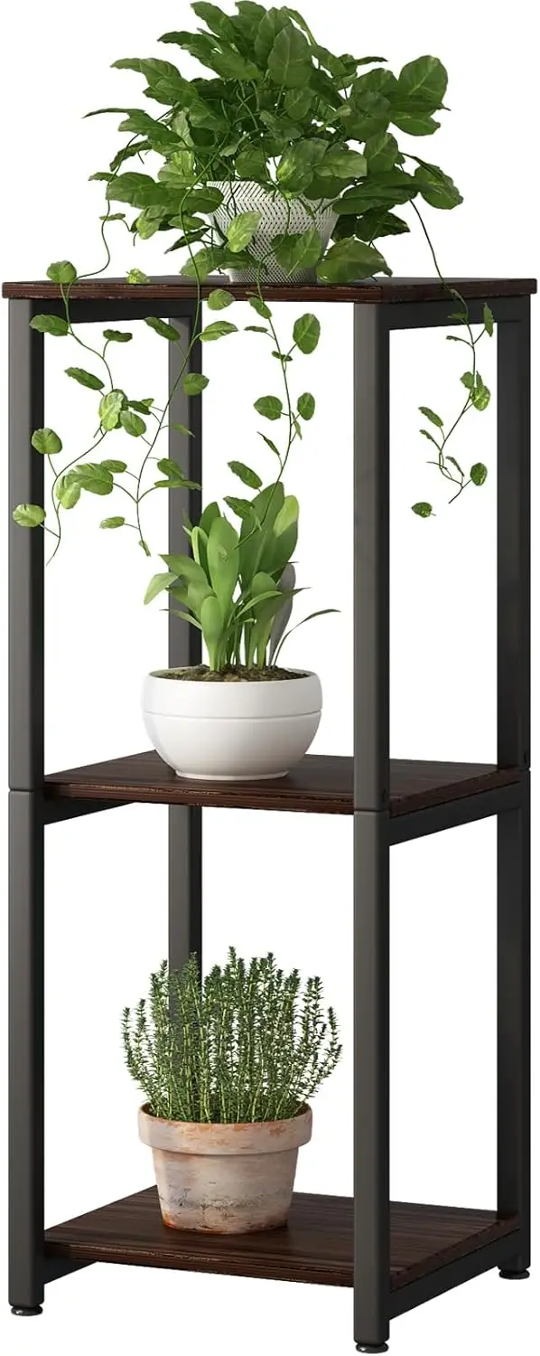 Tall 3 Tier Metal Plant Stand for Indoor Corner Living Room Balcony Garden, Black Oak
Tall 3 Tier Metal Plant Stand for Indoor Corner Living Room Balcony Garden, Black Oak