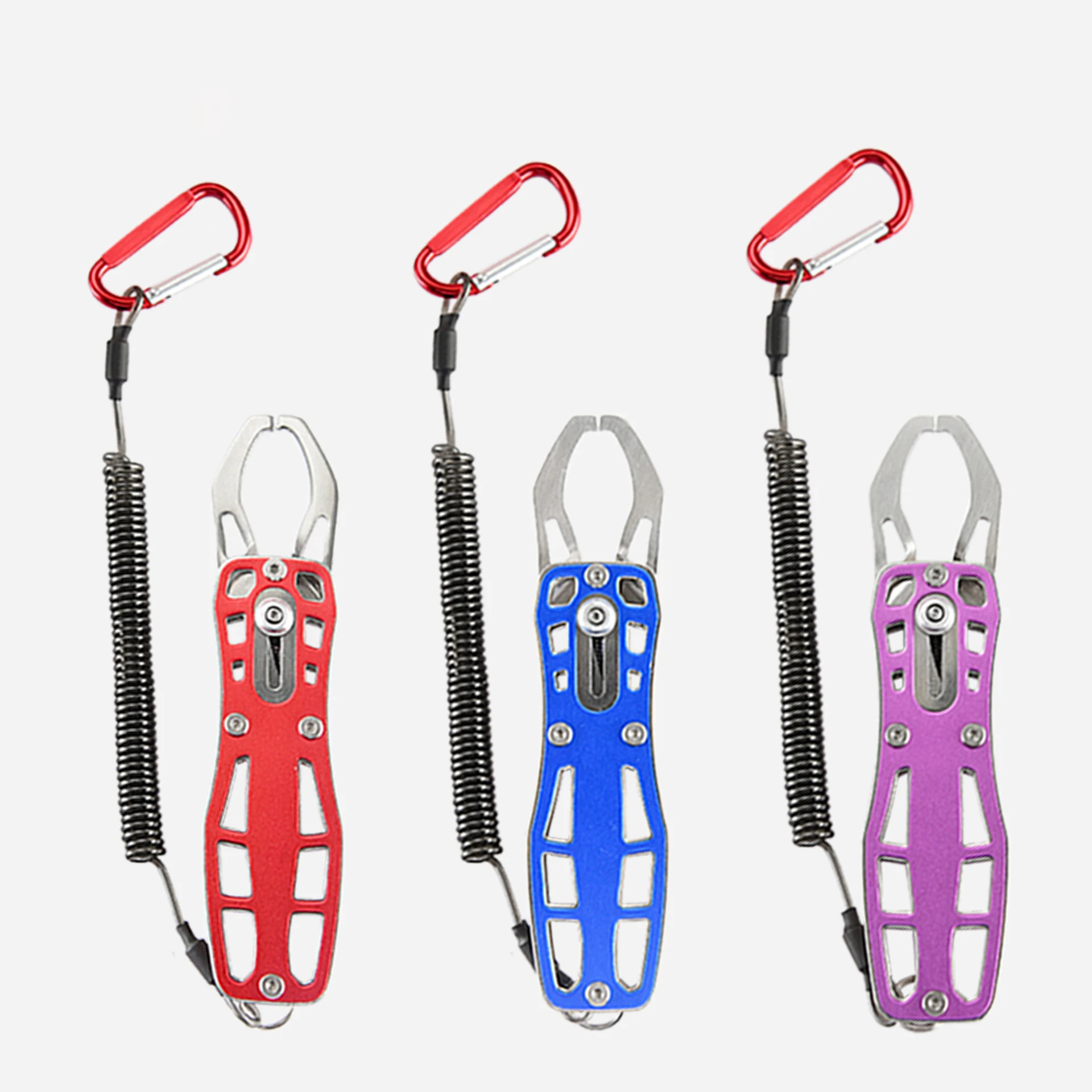 Fish Grip Portable Lock Fishing Tackle Lip Clip Tool Aluminium Alloy Folding Gripper Ultra Light Weight Retention Rope Pliers
Fish Grip Portable Lock Fishing Tackle Lip Clip Tool Aluminium Alloy Folding Gripper Ultra Light Weight Retention Rope Pliers