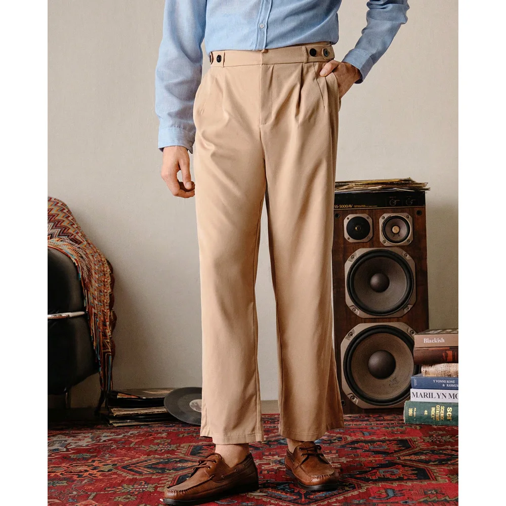 Work Pants Men's Straight-Leg Polyester Trouser for Man Trousers Casual Solid Color Business Tailoring Classic Clothing
Work Pants Men's Straight-Leg Polyester Trouser for Man Trousers Casual Solid Color Business Tailoring Classic Clothing