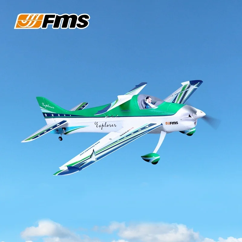 FMS RC Airplane 1100MM 1.1M F3A Explorer Aerobatic 3D Green 4CH 3S PNP Sport Scale Model Hobby Plane Aircraft Avion Boy Gift
FMS RC Airplane 1100MM 1.1M F3A Explorer Aerobatic 3D Green 4CH 3S PNP Sport Scale Model Hobby Plane Aircraft Avion Boy Gift