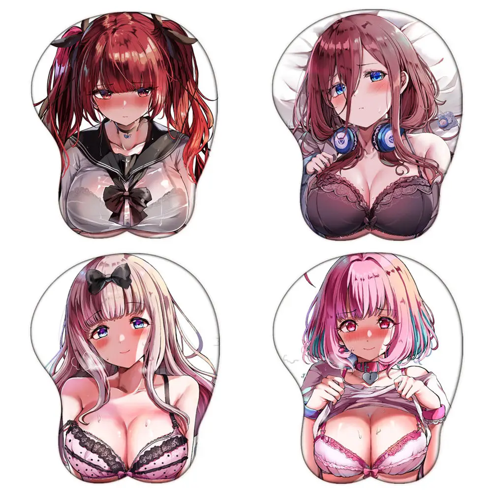 Anime Boobs Mouse Pad For Hololive Gamer Girl 3D Silicone Mousepad With Wrist Rest 2way Fabric Anti-slip Design at the bottom
Anime Boobs Mouse Pad For Hololive Gamer Girl 3D Silicone Mousepad With Wrist Rest 2way Fabric Anti-slip Design at the bottom