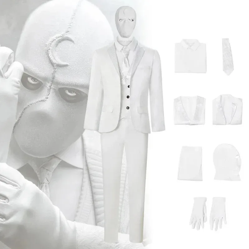 2026 New Movie Halloween Moon Superhero Mr Knight Cosplay Costume For Men White Tie Vest Suit Headgear Mask Sets Carnival ★☆❤★☆
2026 New Movie Halloween Moon Superhero Mr Knight Cosplay Costume For Men White Tie Vest Suit Headgear Mask Sets Carnival ★☆❤★☆
