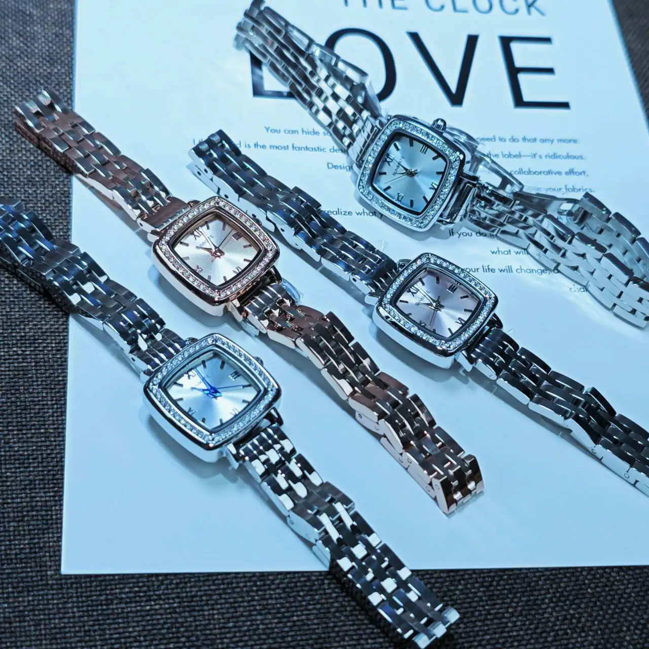 Женские квадратные часы класса люкс SUNMATE с безелем со стразами, водонепроницаемые высококачественные женские часы, лучший подарок.
Женские квадратные часы класса люкс SUNMATE с безелем со стразами, водонепроницаемые высококачественные женские часы, лучший подарок.