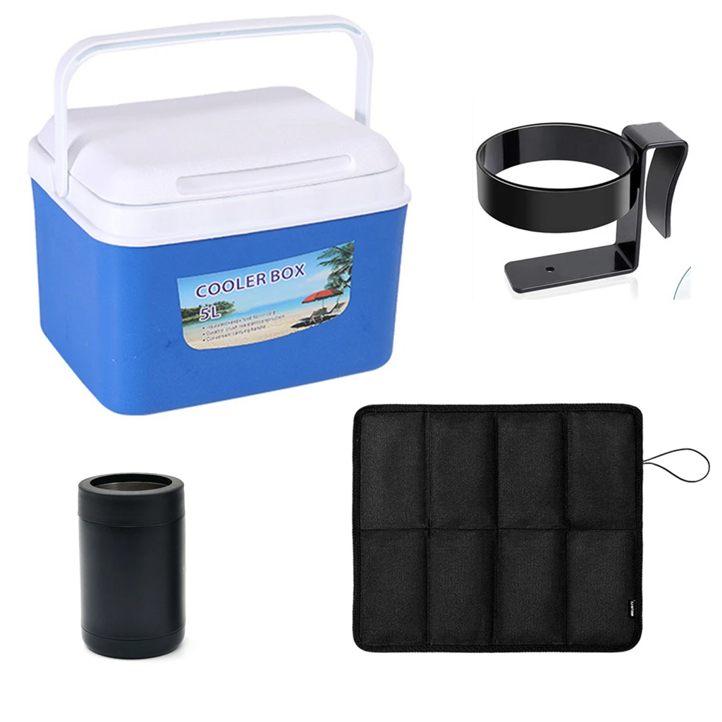 6-Can Insulated Cooler Box with Removable Thermal Sleeve & Outdoor Seat Cushion Set Portable Perfect for Camping Picnic Time
6-Can Insulated Cooler Box with Removable Thermal Sleeve & Outdoor Seat Cushion Set Portable Perfect for Camping Picnic Time