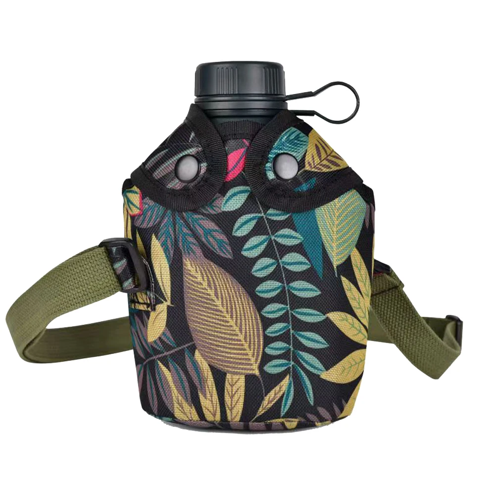 Outdoor sports water bottle, Portable camping kettle with cloth sheath, Large capacity thickened aluminum kettle, 1000ml
Outdoor sports water bottle, Portable camping kettle with cloth sheath, Large capacity thickened aluminum kettle, 1000ml