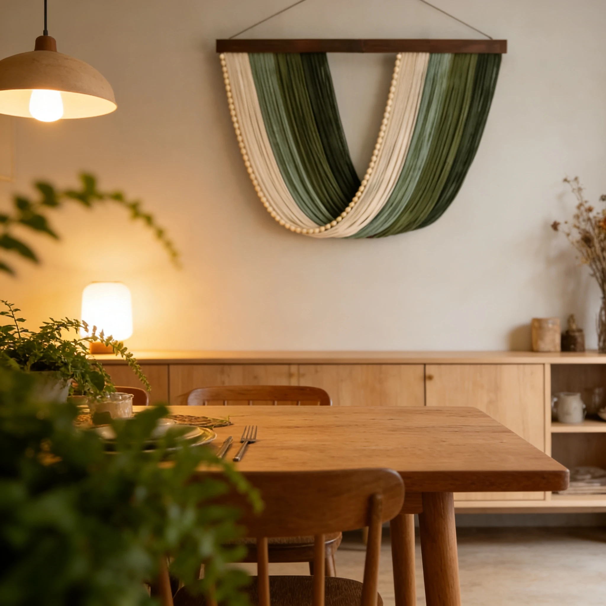 Handmade Gradient Green Wood Bead Tassel Wall Hanging Decorative Art for Living Room Dining Room Nordic Style Cotton Wall Art
Handmade Gradient Green Wood Bead Tassel Wall Hanging Decorative Art for Living Room Dining Room Nordic Style Cotton Wall Art