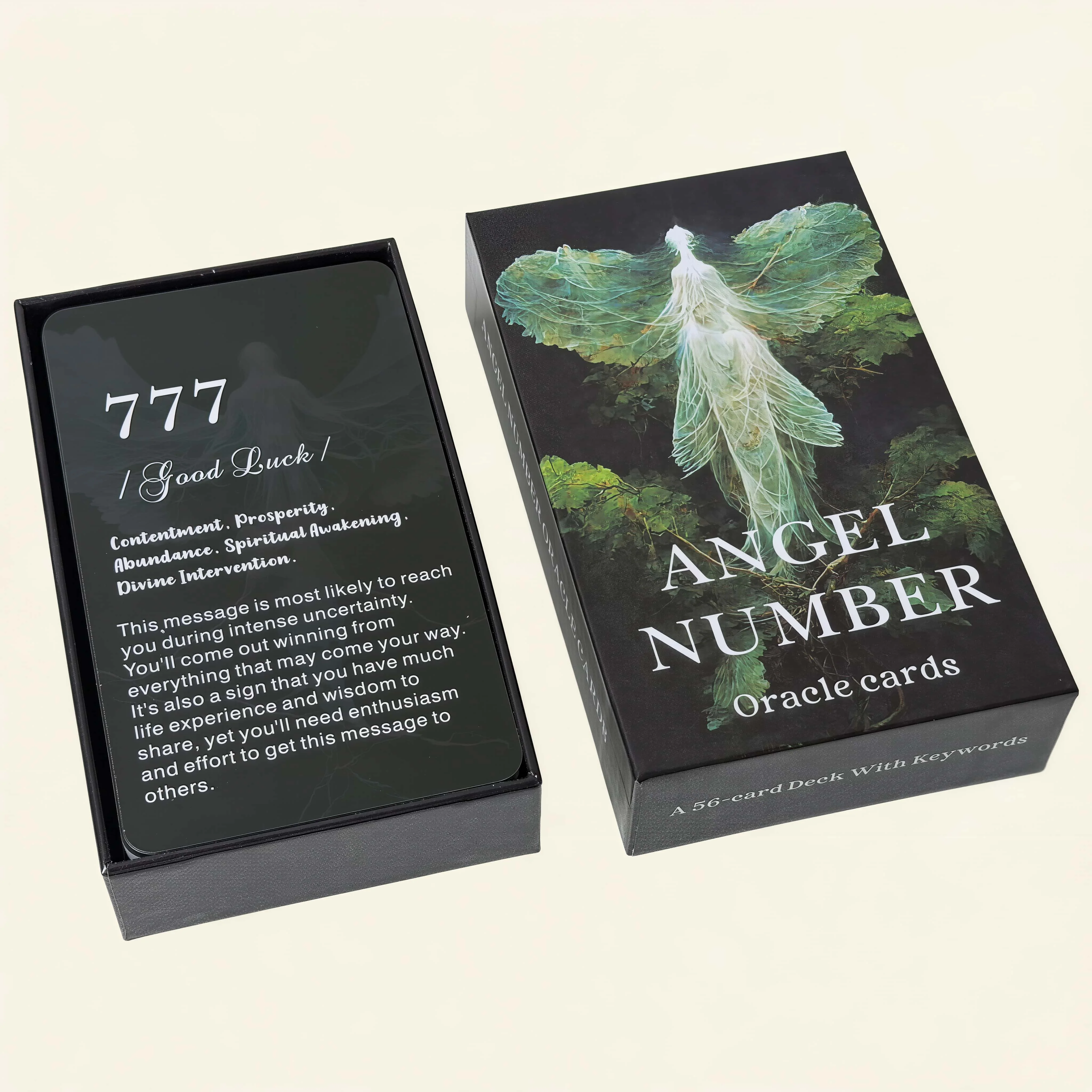 56 English Angel Number Oracle Cards, Spiritual Self-Reflection, Tarot Series, Guidance for Love and Career.
56 English Angel Number Oracle Cards, Spiritual Self-Reflection, Tarot Series, Guidance for Love and Career.