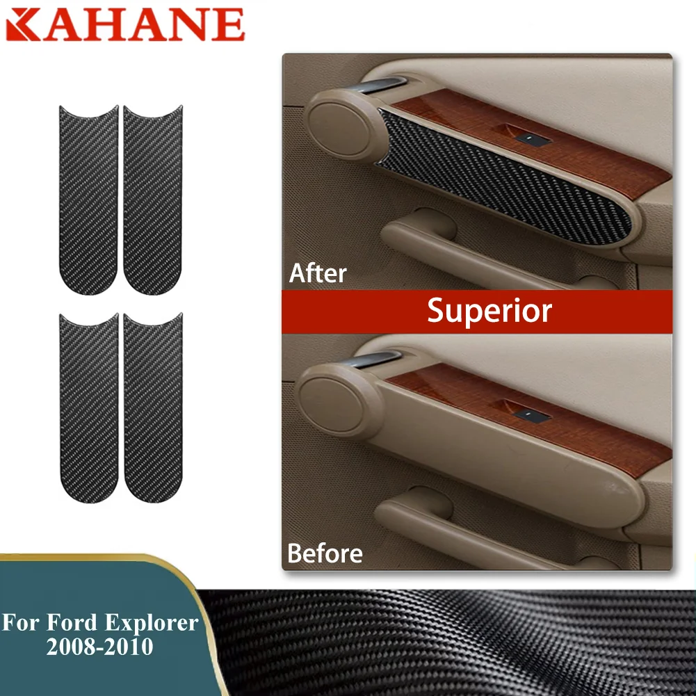4pcs/set Car Inner Door Panel Carbon Fiber Stickers For Ford Explorer 2008 2009 2010 Interior Cover Trim Auto Decoration Parts
4pcs/set Car Inner Door Panel Carbon Fiber Stickers For Ford Explorer 2008 2009 2010 Interior Cover Trim Auto Decoration Parts