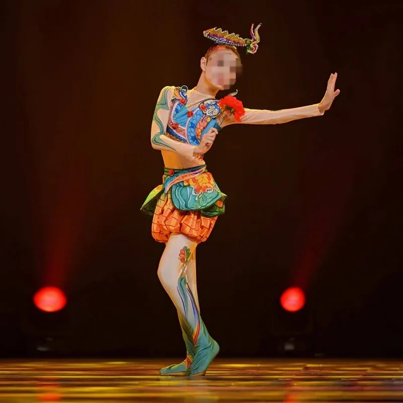 Clothing Children's Group Dance Primary and Secondary School Stage Art Performance Clothing National Costume
Clothing Children's Group Dance Primary and Secondary School Stage Art Performance Clothing National Costume