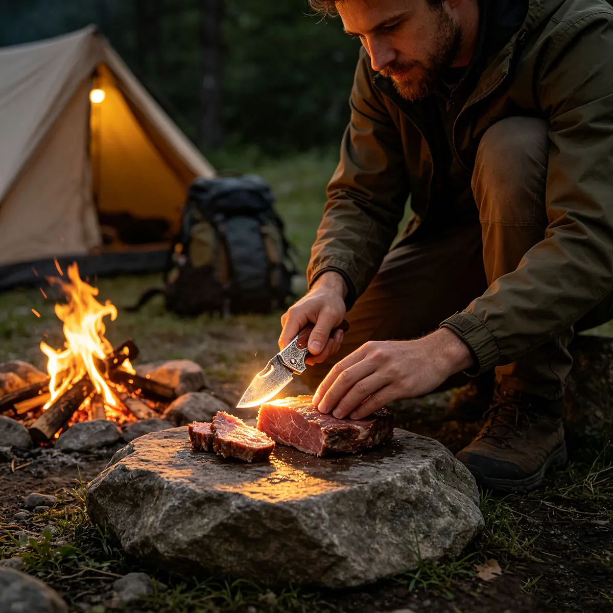 Damascus Steel Folding Knife fishing boat fishing accessories with Mahogany Handle Easy To Carry Camping Meat Cutting
Damascus Steel Folding Knife fishing boat fishing accessories with Mahogany Handle Easy To Carry Camping Meat Cutting