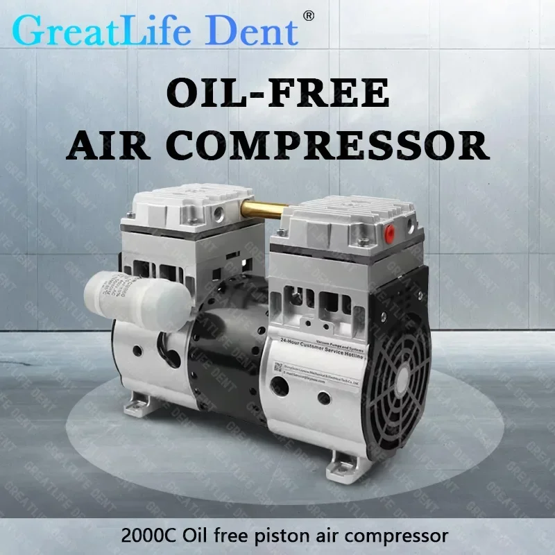 GreatLife Dent Dental AC 550 Вт 200 л/мин Безмасляный воздушный компрессор высокого давления Воздушный насос Медицинский бесшумный маленький поршневой вакуумный насос
GreatLife Dent Dental AC 550 Вт 200 л/мин Безмасляный воздушный компрессор высокого давления Воздушный насос Медицинский бесшумный маленький поршневой вакуумный насос