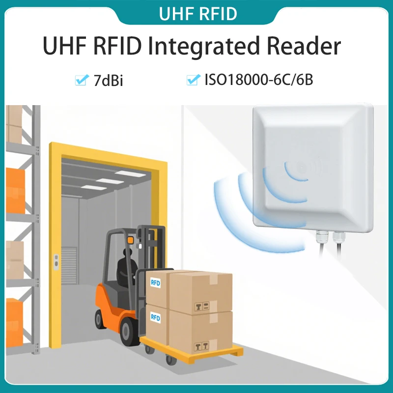 7dBi TCP/IP Интегрированный UHF RFID-считыватель Устройство записи ABS Управление парковкой и складами 8-метровый считыватель круговых антенн дальнего действия
7dBi TCP/IP Интегрированный UHF RFID-считыватель Устройство записи ABS Управление парковкой и складами 8-метровый считыватель круговых антенн дальнего действия