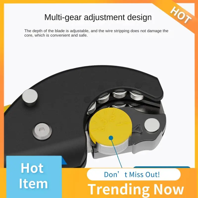 FS-D6 Wire And Cable Dialing Stripper Stripper Manual Electrician Rotary Stripper Artifact Hand Tool Easy Install
FS-D6 Wire And Cable Dialing Stripper Stripper Manual Electrician Rotary Stripper Artifact Hand Tool Easy Install