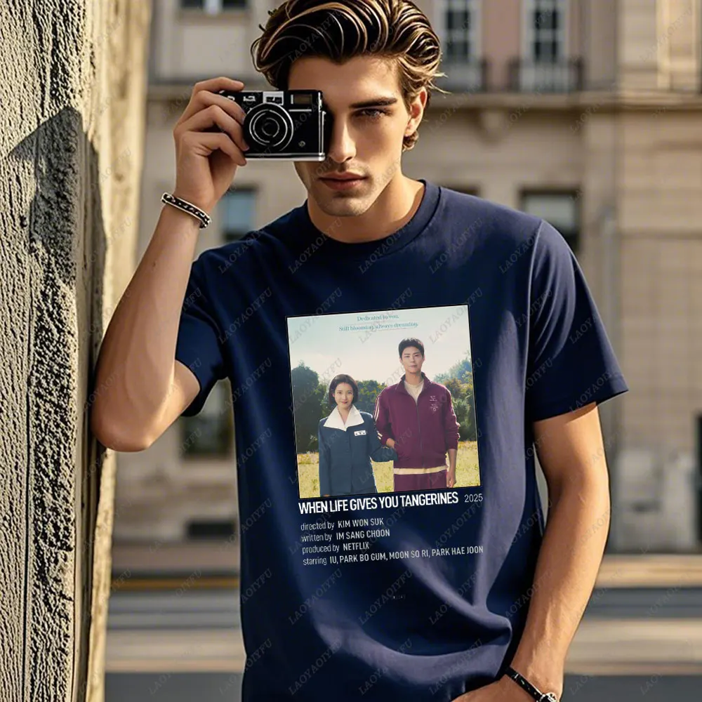 Korean Drama Love TV When Life Gives You Orange Print T-shirt Y2k Fashion Casual Cotton Ladies Shirt Men's Clothing Ropa Hombre
Korean Drama Love TV When Life Gives You Orange Print T-shirt Y2k Fashion Casual Cotton Ladies Shirt Men's Clothing Ropa Hombre