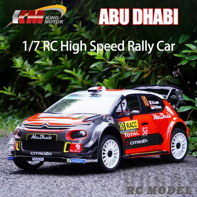 KM WRC C3 2,4 ГГц RTR 4S Бесщеточный 4WD 1/7 RC Электрический пульт дистанционного управления Модель автомобиля Моделирование раллийных гонок Взрослые детские игрушки
KM WRC C3 2,4 ГГц RTR 4S Бесщеточный 4WD 1/7 RC Электрический пульт дистанционного управления Модель автомобиля Моделирование раллийных гонок Взрослые детские игрушки