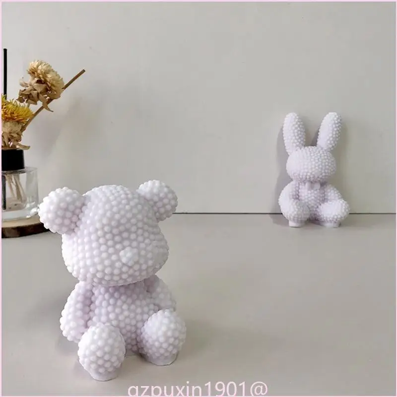 57QA Pearl Rabbit Bear Ornament Plaster Silicone Mold Epoxy Resin Casting Jewelry Tool Making Diy Crafts Home Decoration
57QA Pearl Rabbit Bear Ornament Plaster Silicone Mold Epoxy Resin Casting Jewelry Tool Making Diy Crafts Home Decoration