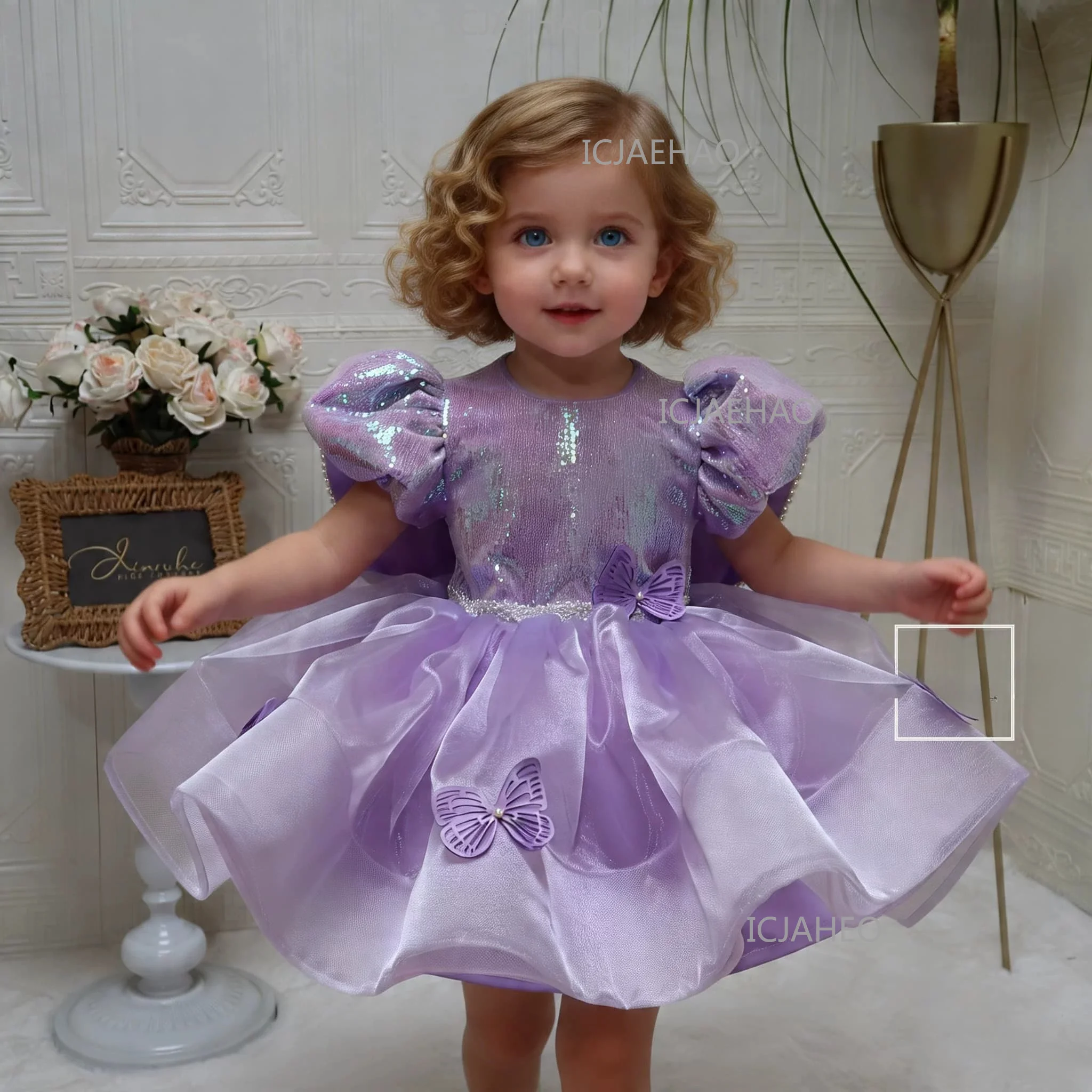 Girls Puff Sleeve Sequin Dress, Purple Bow Gown Costume Sweet Children Girls Birthday Tulle Princess Dress Fashion New Party
Girls Puff Sleeve Sequin Dress, Purple Bow Gown Costume Sweet Children Girls Birthday Tulle Princess Dress Fashion New Party