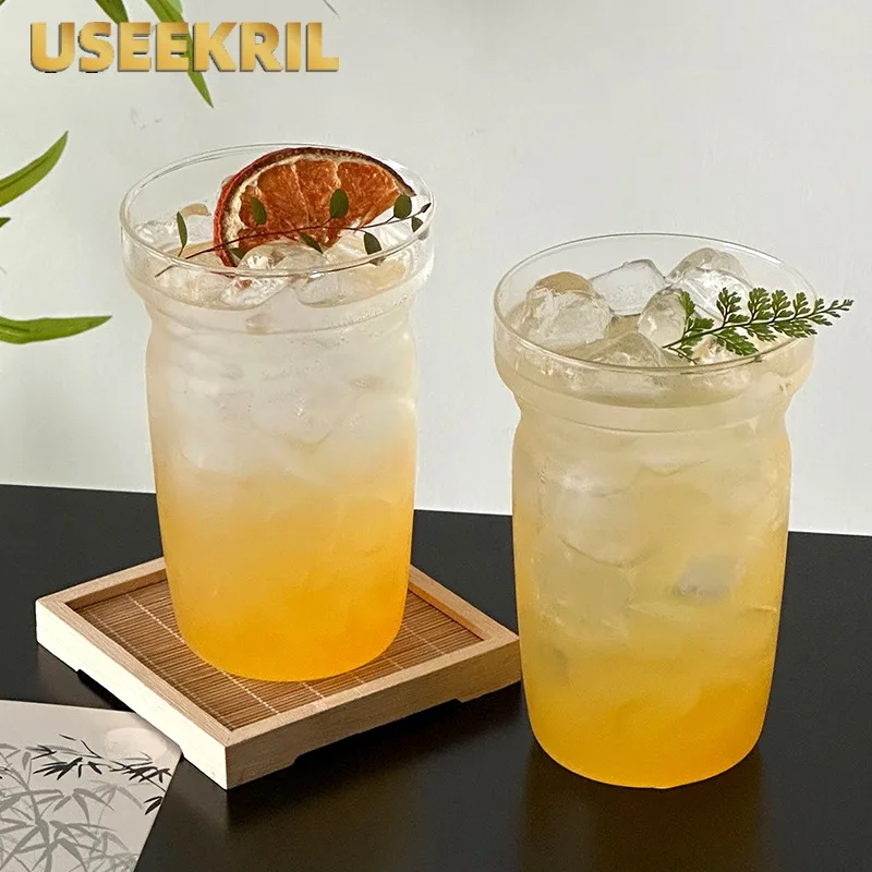 Creative Transparent Glass Cup,Reverse-mouth Pint Beer Glass Mugs,Iced Americano Cup,Cocktail Glass Cups,Juice Drinkware Tools
Creative Transparent Glass Cup,Reverse-mouth Pint Beer Glass Mugs,Iced Americano Cup,Cocktail Glass Cups,Juice Drinkware Tools