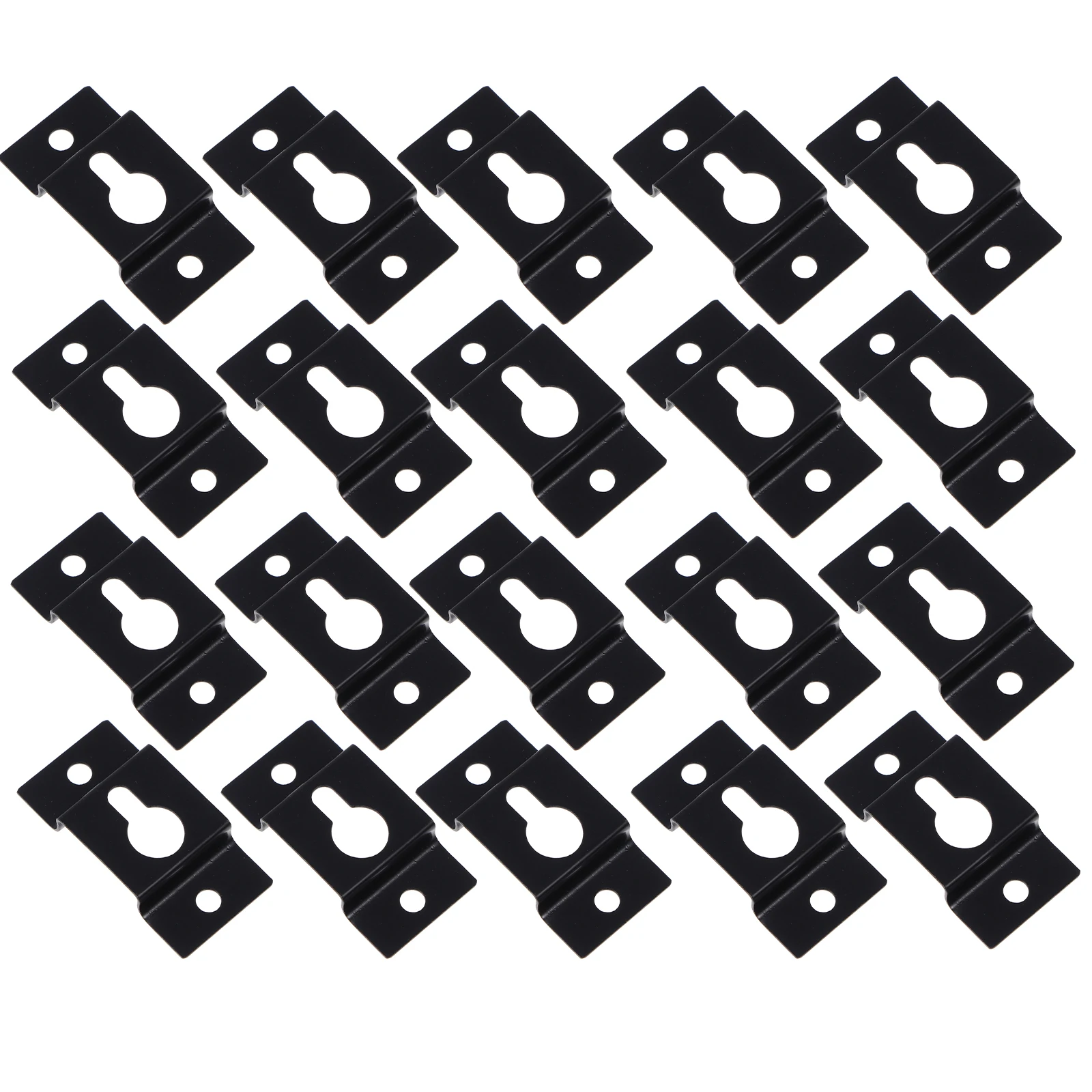 20pcs Speaker Keyhole Hangers Black Iron Wall Mount Brackets Durable Anti Rust Sturdy Hanging Accessories Speaker Stand
20pcs Speaker Keyhole Hangers Black Iron Wall Mount Brackets Durable Anti Rust Sturdy Hanging Accessories Speaker Stand