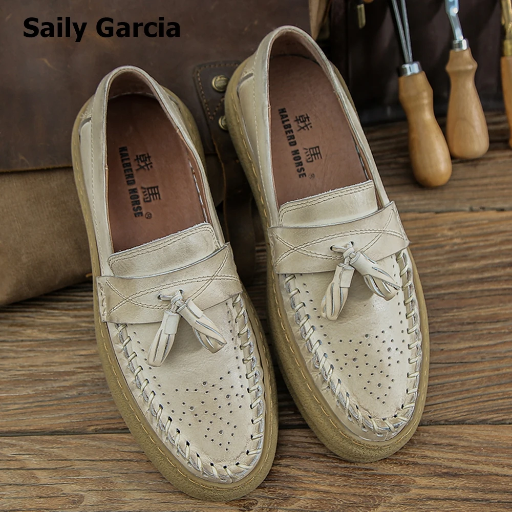 Genuine Leather Round Toe Fringe Flat Shoes 2023 Summer New Shallow Hollow Causal Shoes Slip On Platform Hand Made Sandals
Genuine Leather Round Toe Fringe Flat Shoes 2023 Summer New Shallow Hollow Causal Shoes Slip On Platform Hand Made Sandals