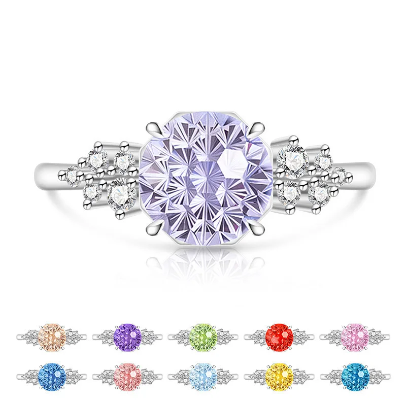 Glamour 925 Sterling Silver Starlight Ring Millennium Cut High Carbon Diamond Women's Fashion High Sense Jewelry
Glamour 925 Sterling Silver Starlight Ring Millennium Cut High Carbon Diamond Women's Fashion High Sense Jewelry