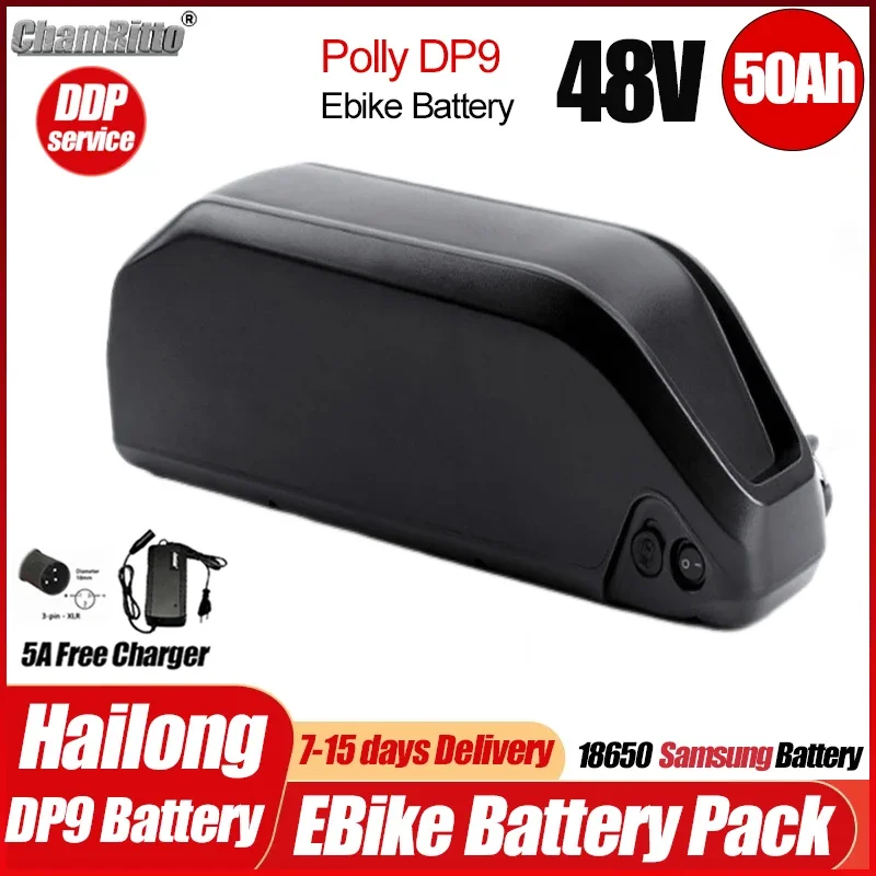 Hailong Electric Bike Polly DP9 48V 24 30 35 40ah 50ah ebike Scooter Battery 48 Bafang Bicycle cham rider 1500w Lithium Battery
Hailong Electric Bike Polly DP9 48V 24 30 35 40ah 50ah ebike Scooter Battery 48 Bafang Bicycle cham rider 1500w Lithium Battery