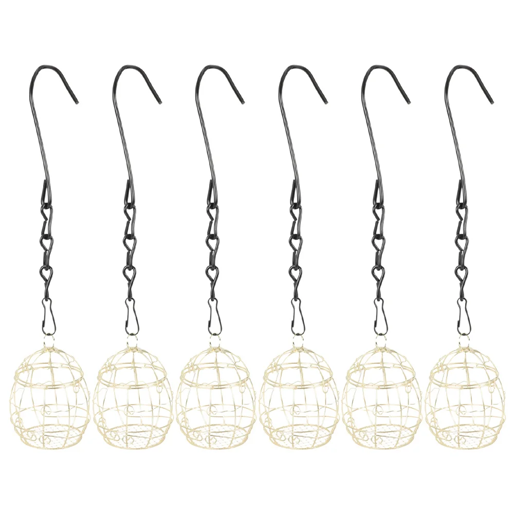 6pcs Bird Feeder For Outdoor Garden Waterproof Hanging Metal Wild Bird Feeder Multi-Functional Detachable Cage Food Holder Patio
6pcs Bird Feeder For Outdoor Garden Waterproof Hanging Metal Wild Bird Feeder Multi-Functional Detachable Cage Food Holder Patio