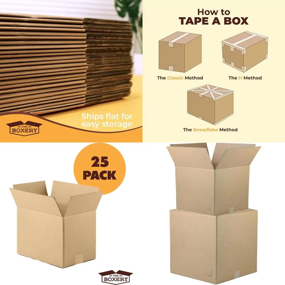 Картонные коробки коричневого цвета 24 x 12 x 10 дюймов, 25 штук в упаковке - прочные, экологичные, пригодные для переработки, произведены в США.
Картонные коробки коричневого цвета 24 x 12 x 10 дюймов, 25 штук в упаковке - прочные, экологичные, пригодные для переработки, произведены в США.