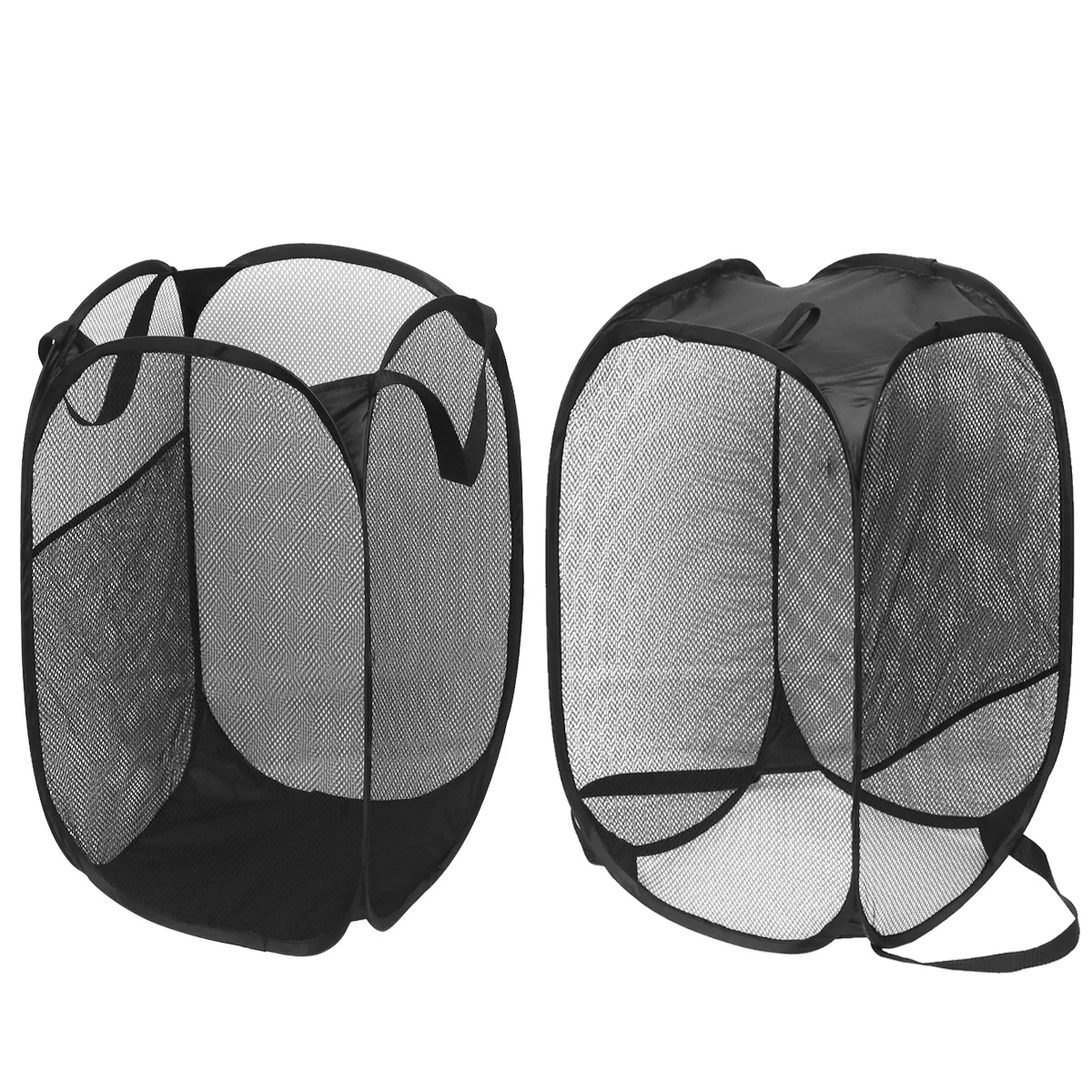 2pcs Foldable Laundry Hamper Mesh Pop-Up Clothes Basket For Home Travel Dorm Room Storage Lightweight Collapsible Hamper
2pcs Foldable Laundry Hamper Mesh Pop-Up Clothes Basket For Home Travel Dorm Room Storage Lightweight Collapsible Hamper