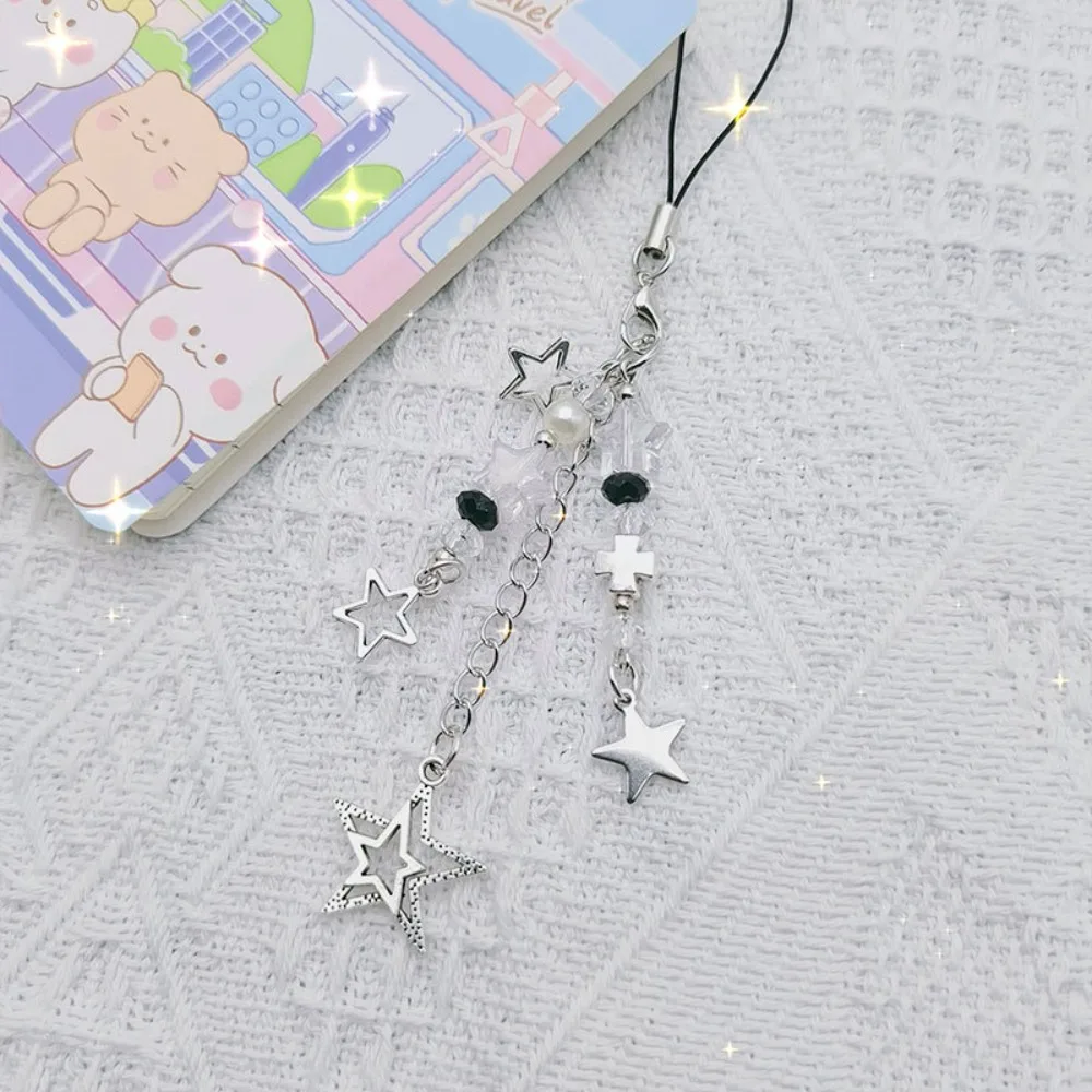 Spice Girl Style Y2k Star & Cross Phone Chain Heart Cross Silver Pentagram Phone Pendant Y2k Key Chain
Spice Girl Style Y2k Star & Cross Phone Chain Heart Cross Silver Pentagram Phone Pendant Y2k Key Chain