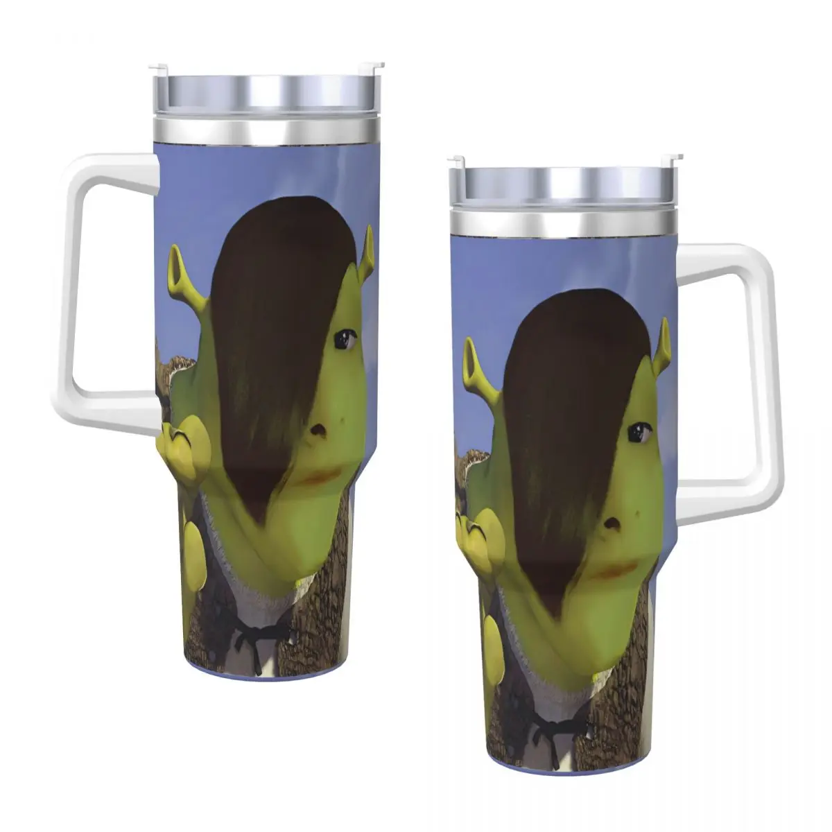 Stainless Steel Tumbler Shreks Pun Funny Meme Coffee Mug Heat Preservation Cold and Hot Car Mugs Driving Custom DIY Water Bottle
Stainless Steel Tumbler Shreks Pun Funny Meme Coffee Mug Heat Preservation Cold and Hot Car Mugs Driving Custom DIY Water Bottle