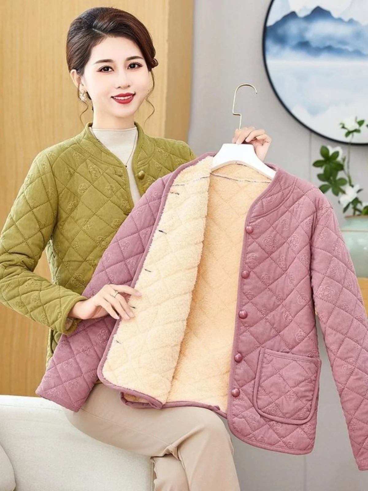 Warm Fce Lined Cotton Jaet ort Lightweight Inner Vest for Mom Autumn Winter Faion Commute Sle plus Size Chinese Brand
Warm Fce Lined Cotton Jaet ort Lightweight Inner Vest for Mom Autumn Winter Faion Commute Sle plus Size Chinese Brand