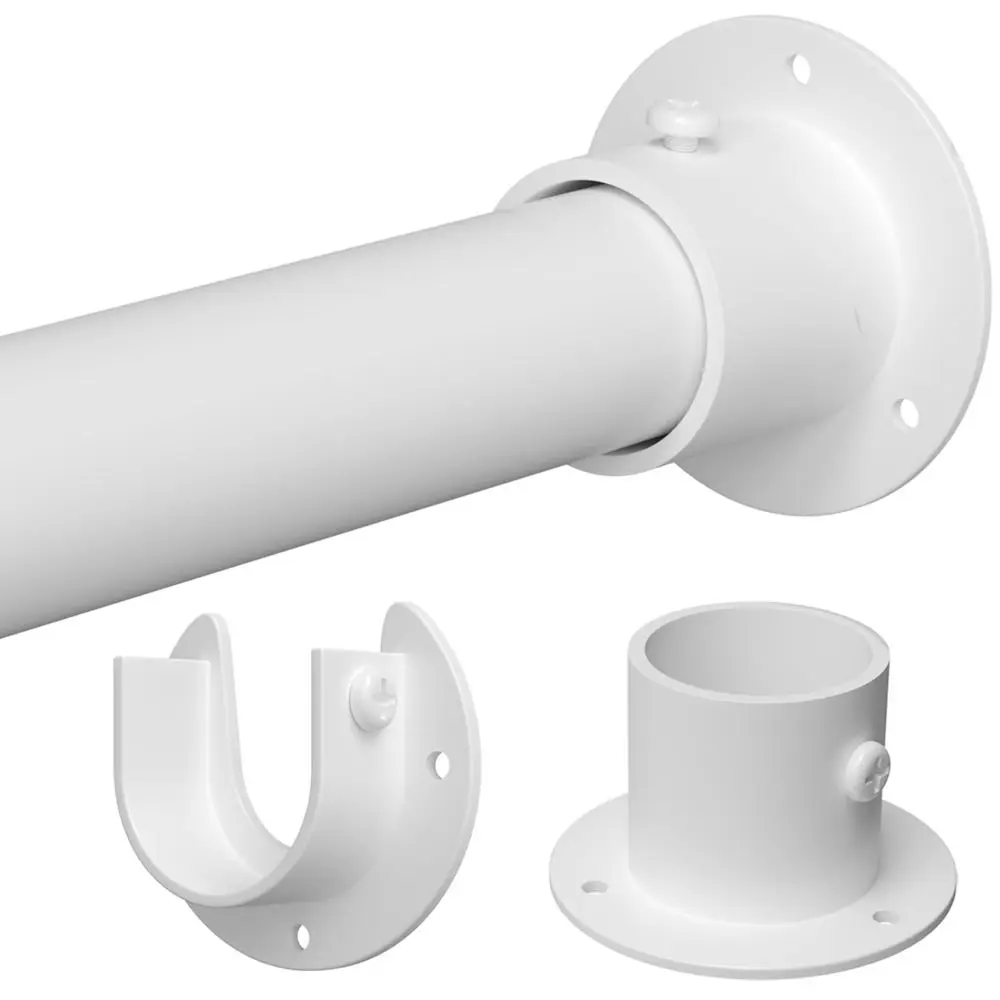 2Pcs Versatile Closet Rods Support Bracket with Screw Stainless Steel Flange Multi-Purpose Durable
2Pcs Versatile Closet Rods Support Bracket with Screw Stainless Steel Flange Multi-Purpose Durable