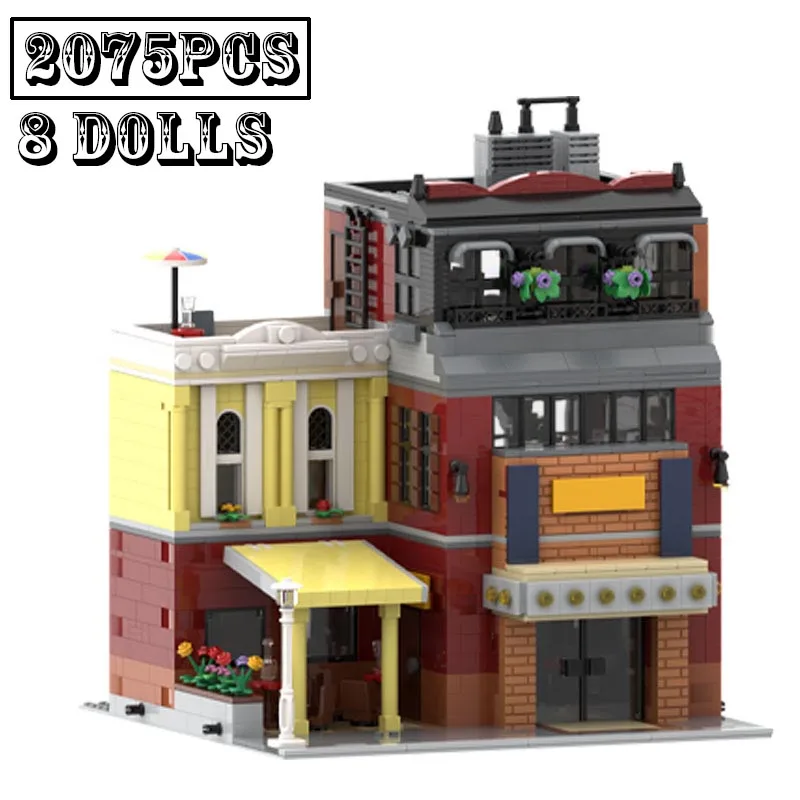 In Stock New MOC-140013 coffee shop City Street View Modular Fit 10312 Building Blocks Bricks Educational Toys for Birthday Gift
In Stock New MOC-140013 coffee shop City Street View Modular Fit 10312 Building Blocks Bricks Educational Toys for Birthday Gift