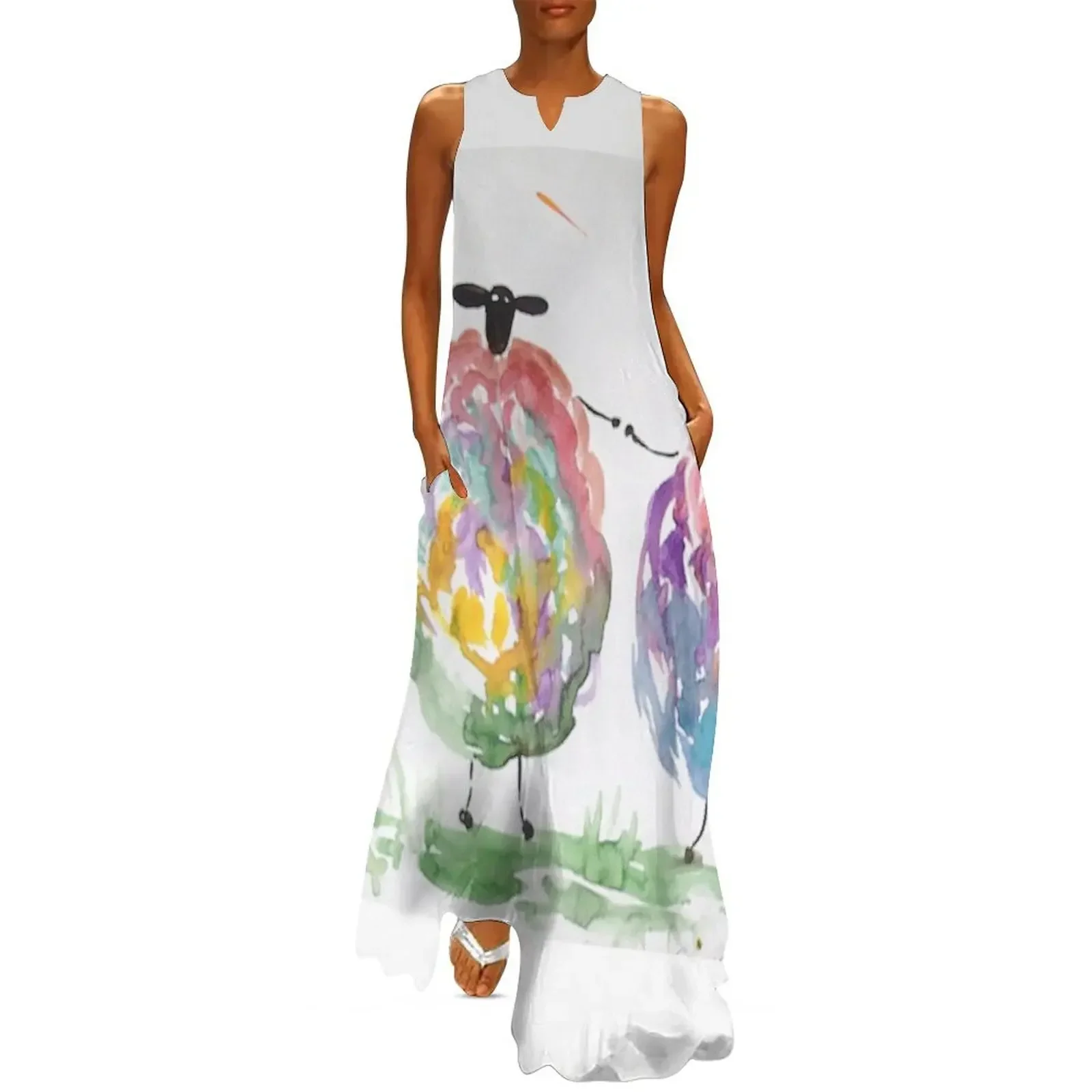 Three Quirky Sheep Dancing Long Dress Evening dresses women's fashion dresses long dress women summer dress
Three Quirky Sheep Dancing Long Dress Evening dresses women's fashion dresses long dress women summer dress